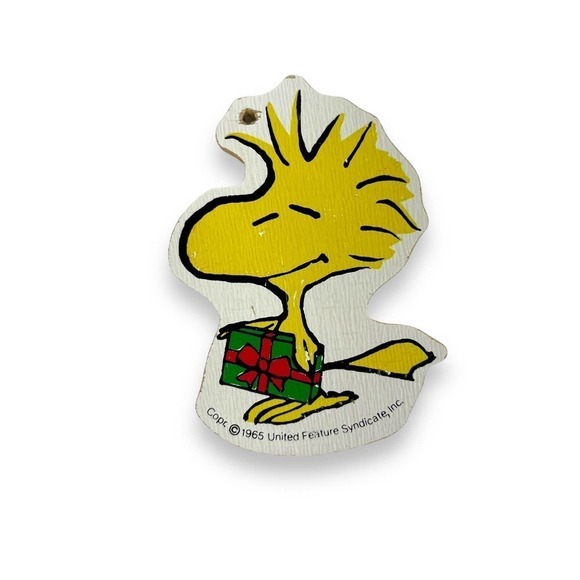 Vintage Other - Vintage Wooden Peanuts Christmas Ornament Woodstock